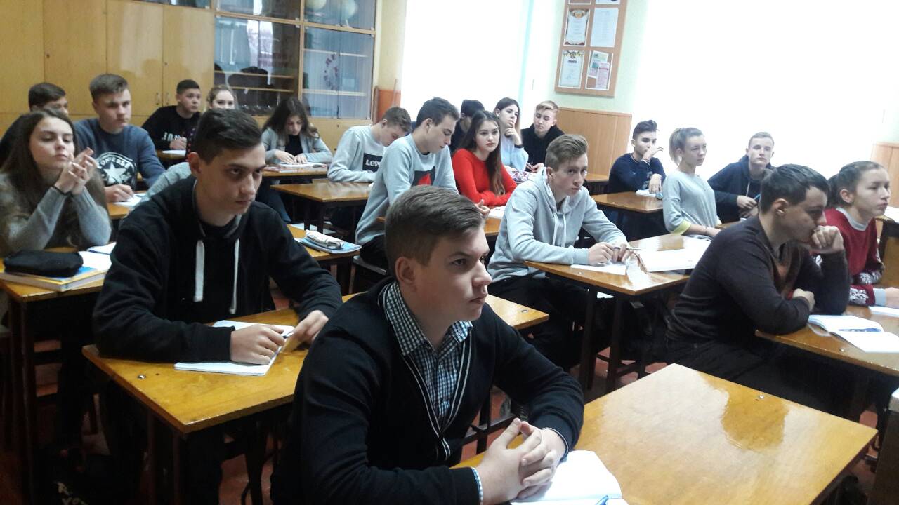 Зустріч викладачів кафедри маркетингу зі школярами Христинівського району